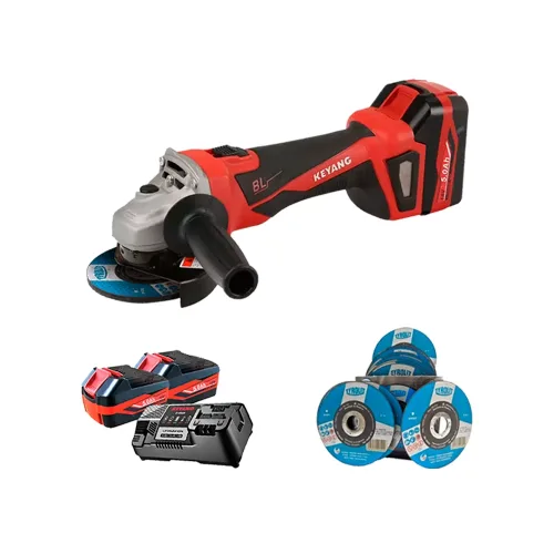 amoladora-anga-bateria-dg18bl-125s-2-baterias-1-cargador AMOLADORA ANG.A BATERIA DG18BL-125S + 2 BATERÍAS + 1 CARGADOR