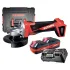 Amoladora Esmeril Angular 18V DG18BL-125S (2 baterías + 1 cargador) + 3 cajas de discos de corte de 114x1.0 Basic