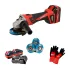 Amoladora Esmeril Angular 18V DG18BL-125S (2 baterías + 1 cargador) + 3 cajas de discos de corte de 114x1.0 Basic