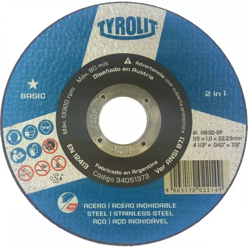 disco-de-corte-ultrafino-t41-tyb109-11510222-basic-x-caja-25-und-tyrolit Disco de Corte Ultrafino Caja 50 und T41 TYB106 115*1.6*22.2 BASIC Tyrolit
